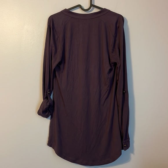 Soft Surroundings Purple Long Sleeve Tunic Top size XS - Picture 10 of 15